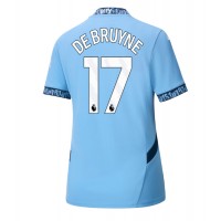 Dres Manchester City Kevin De Bruyne #17 Domáci pre Ženy 2024-25 Krátky Rukáv